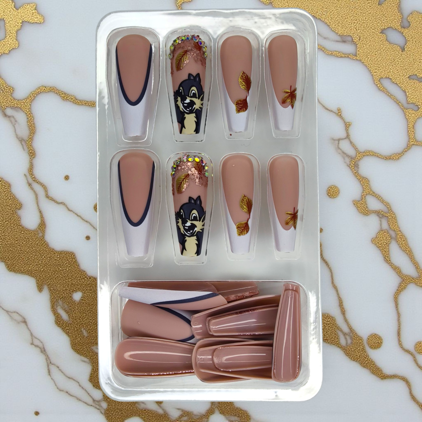 Mókus mintás francia