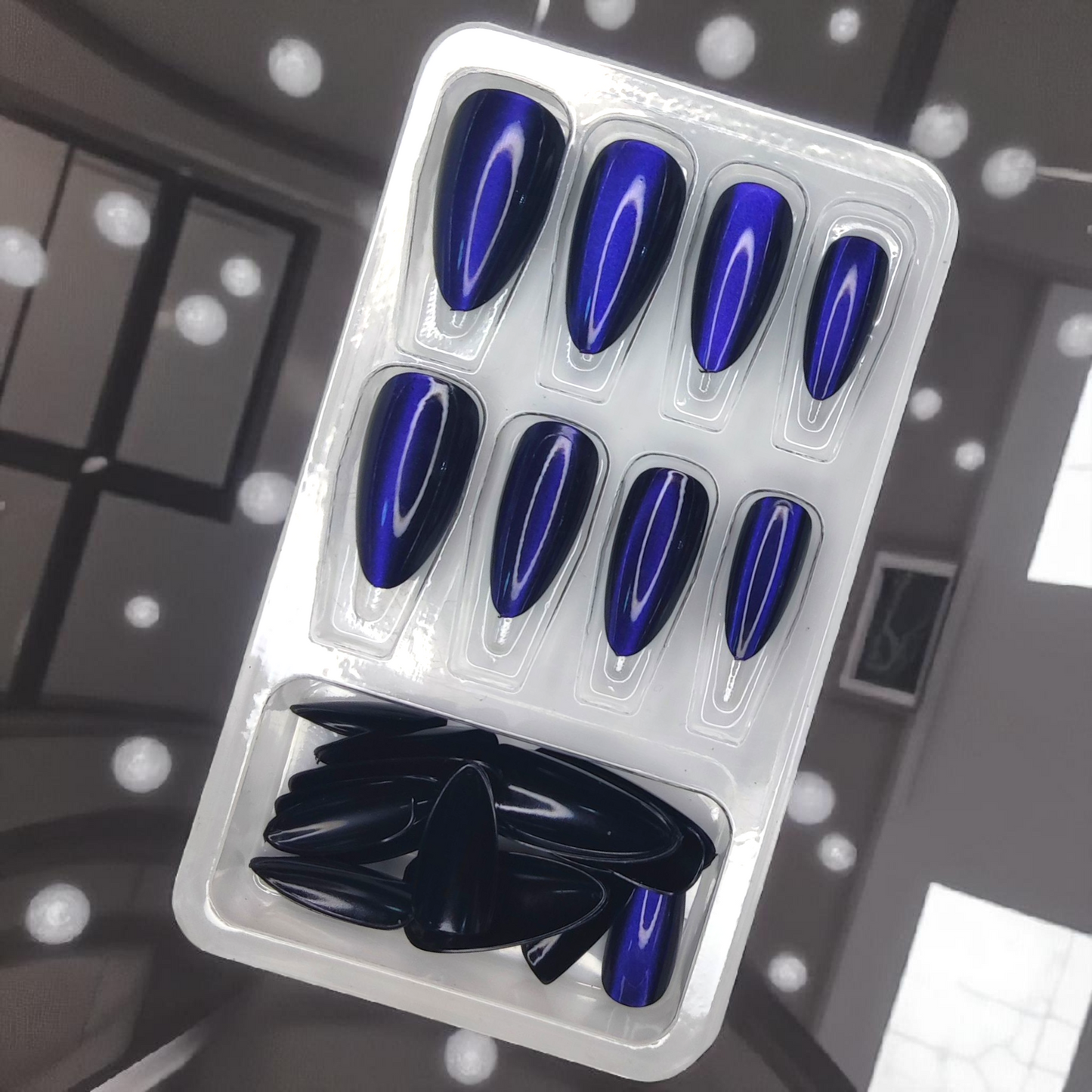 Fekete-Lila macskaszem