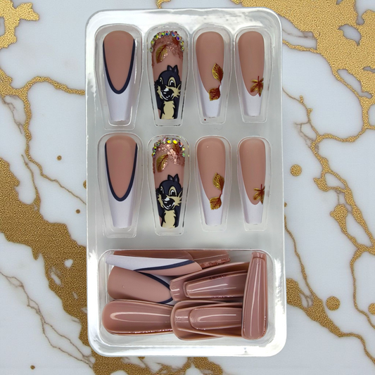 Mókus mintás francia